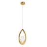 Grouse Modern Brass LED Pendant Light - HA05086