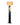 Nova of California Half Moon Floor Lamp Night Light Dark Brown Etruscan Gold Linen Shade