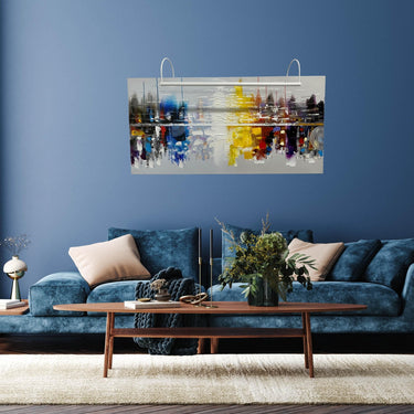 Room view: Slim-Line picture lights by House of Troy