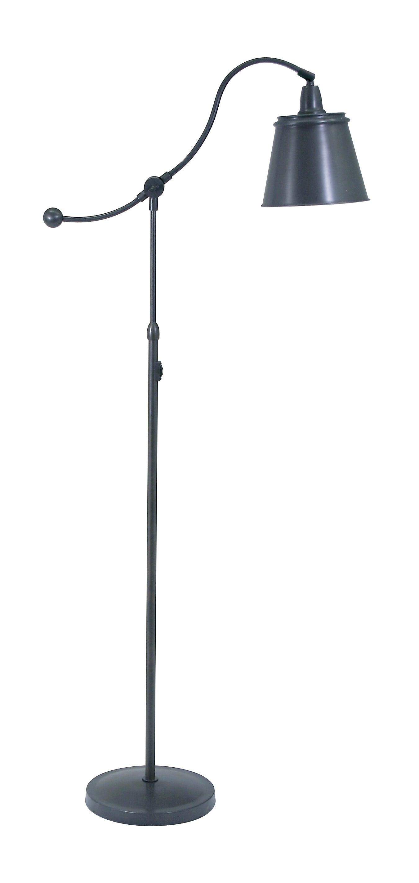 House of Troy Hyde Park Floor Lamp Oil Rubbed Bronze w/Metal Shade HP700-OB-MSOB