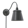 House of Troy Hyde Park Wall Swings Oil Rubbed Bronze w/Metal Shade