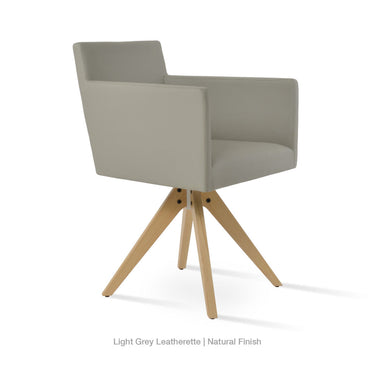 Harput Pyramid Swivel Armchair by SohoConcept - New