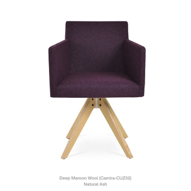 Harput Pyramid Swivel Armchair by SohoConcept - New
