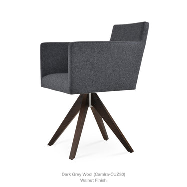 Harput Pyramid Swivel Armchair by SohoConcept - New
