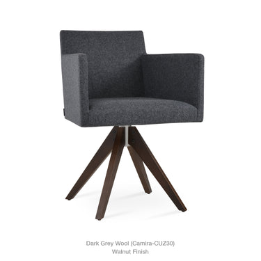 Harput Pyramid Swivel Armchair by SohoConcept - New