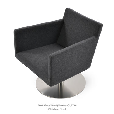 Harput Round Lounge Swivel Armchair by SohoConcept - New