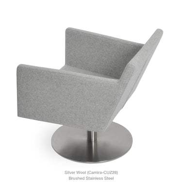 Harput Round Lounge Swivel Armchair by SohoConcept - New