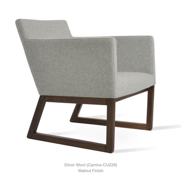 Harput Sled Wood Lounge Armchair by SohoConcept - New
