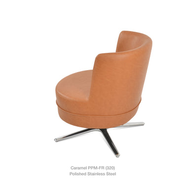 Hilton Oval Lounge Swivel Chair by SohoConcept - New