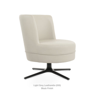 Hilton Oval Lounge Swivel Chair by SohoConcept - New