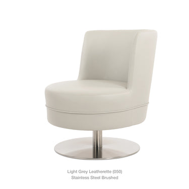 Hilton Round Lounge Swivel Chair by SohoConcept - New