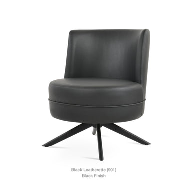 Hilton Sword Lounge Swivel Chair by SohoConcept - New