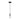 Handcrafted glass pendant fixture with E12 LED bulb for home office or hospitality lighting in black finish