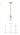 LED-compatible small pendant light with 2700K color temperature for warm ambient lighting in black, brass or polished nickel finish