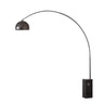 Nova Iconic 92"H 1-Light Arc Lamp in Black Nickel shade, Black Nickel body, Black base, photo 1