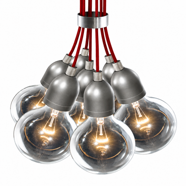 Ilde Max S seven-light suspension fixture by B.Lux
