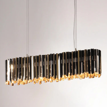 Linear chandelier, view | Facet Lozenge by Innermost