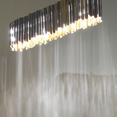 Linear chandelier, view | Facet Lozenge by Innermost (2)