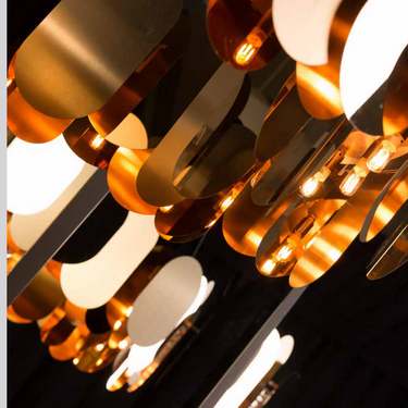 High-end suspension light with sculptural disc design by Innermost