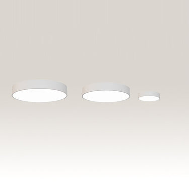 Smart compatible flush mount LED light for office or hotel room