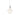 Freshwest Stupa 18 White Pendant Light, handmade resin globe, sculptural lighting for bedroom or office.