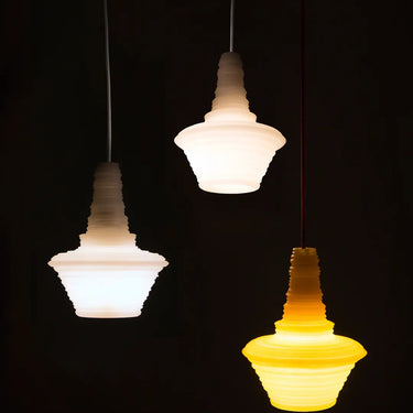 Innermost Stupa Resin Pendant Light – Award-Winning Modern Ambiance Lamp