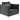 Modern Istanbul armchair by SohoConcept with black PPM leatherette upholstery for living room or office seating