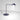 Foster & Partners designer table lamp with integrated LED and minimalist aluminum body blue