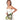 Mint Green JumpFromPaper Owl carried on the shoulder, lifestyle view