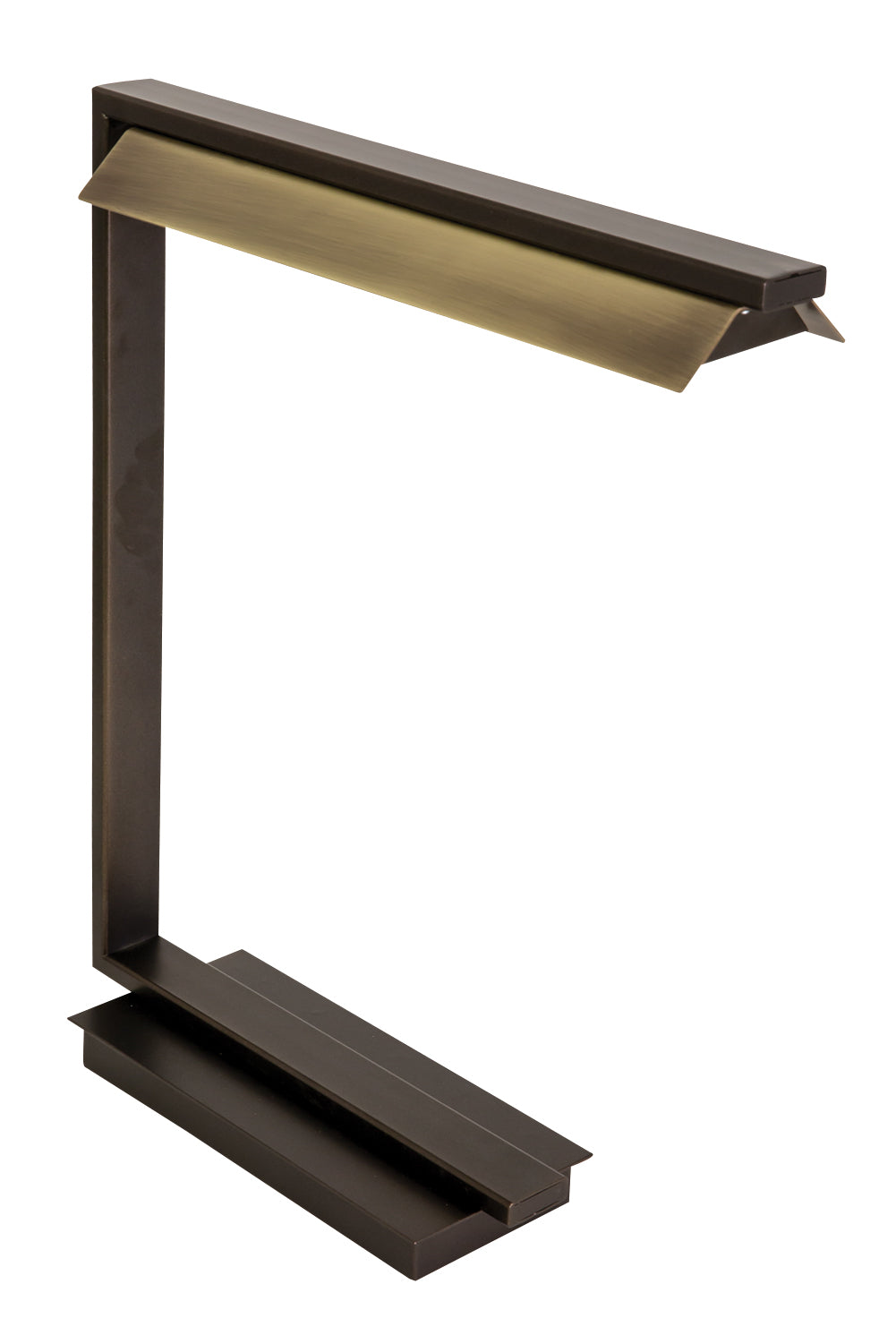 House of Troy 19" Jay LED Table Lamp in Chestnut Bronze with Antique Brass JLED550-CHB