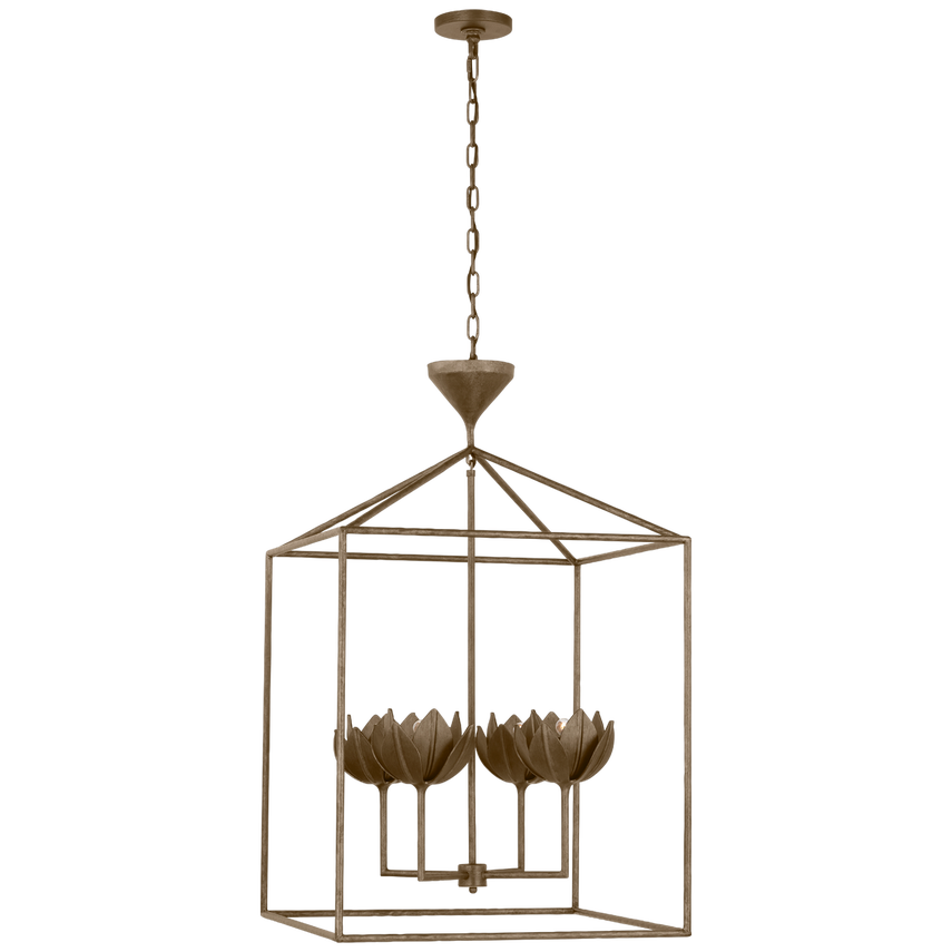 Alberto Large Open Cage Lantern | Visual Comfort Modern
