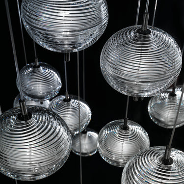 Modern small LED pendant light for bedrooms and boutique interiors