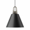 Jim Cone Pendant Light by Lodes in grey with modern industrial cone shade
