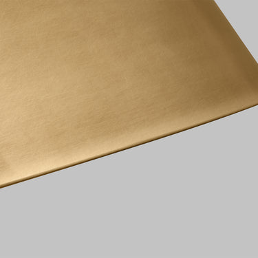 Dimmable Joni LED Ceiling Light for low ceilings, 12.7 watt, 939 lumens, natural brass