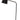House of Troy Kirby LED task lamp in black with satin nickel accents and USB port