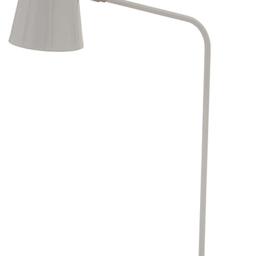 House of Troy Kirby LED task lamp in gray with satin nickel accents and USB port