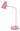 House of Troy Kirby LED task lamp in pink with satin nickel accents and USB port K150-PK