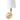 House of Troy Killington Brushed Brass direct wire wall lamp with full range dimmer
