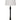 House of Troy Killington Black table lamp with USB port and hardback shade