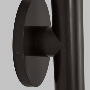Ebell 26 inch wall light, integrated LED 90 CRI, antique nickel finish, dry location rated.