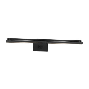 Visual Comfort Kal 24" Nightshade Black LED picture light for framed art in residential or commercial interiors