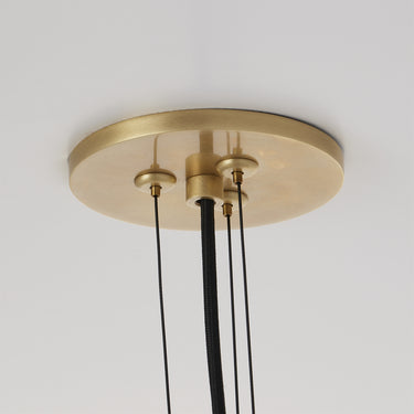 Contemporary pendant light with transparent smoke glass for upscale residential and commercial lighting