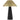 Designer ceramic and brass table lamp with inline dimmer, ideal for upscale homes and offices