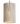 Stylish beige felt pendant light with slotted shade for restaurants.