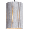 Patterned light and shadow pendant lamp for commercial boutiques.