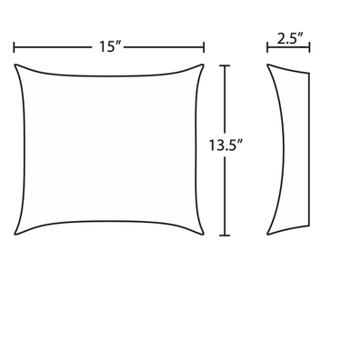Line drawing of the Besa Kite LED wall sconce showing dimensions and ADA-compliant profile