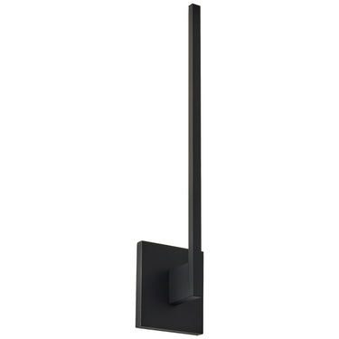 Natural brass Klee 20-I nch Modern LED wall light, nightshade black finish, 939 lumen output, modern dining room lighting