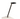 Sleek matte black Focaccia Solo LED lamp on desk with occupancy sensor and 7-watt high-lumen output