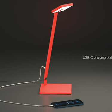 Energy-efficient LED task lamp for workstations with occupancy sensor and 90 CRI lighting