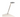 Sleek silver Focaccia Solo desk lamp with articulating arm and swivel base for compact office environments